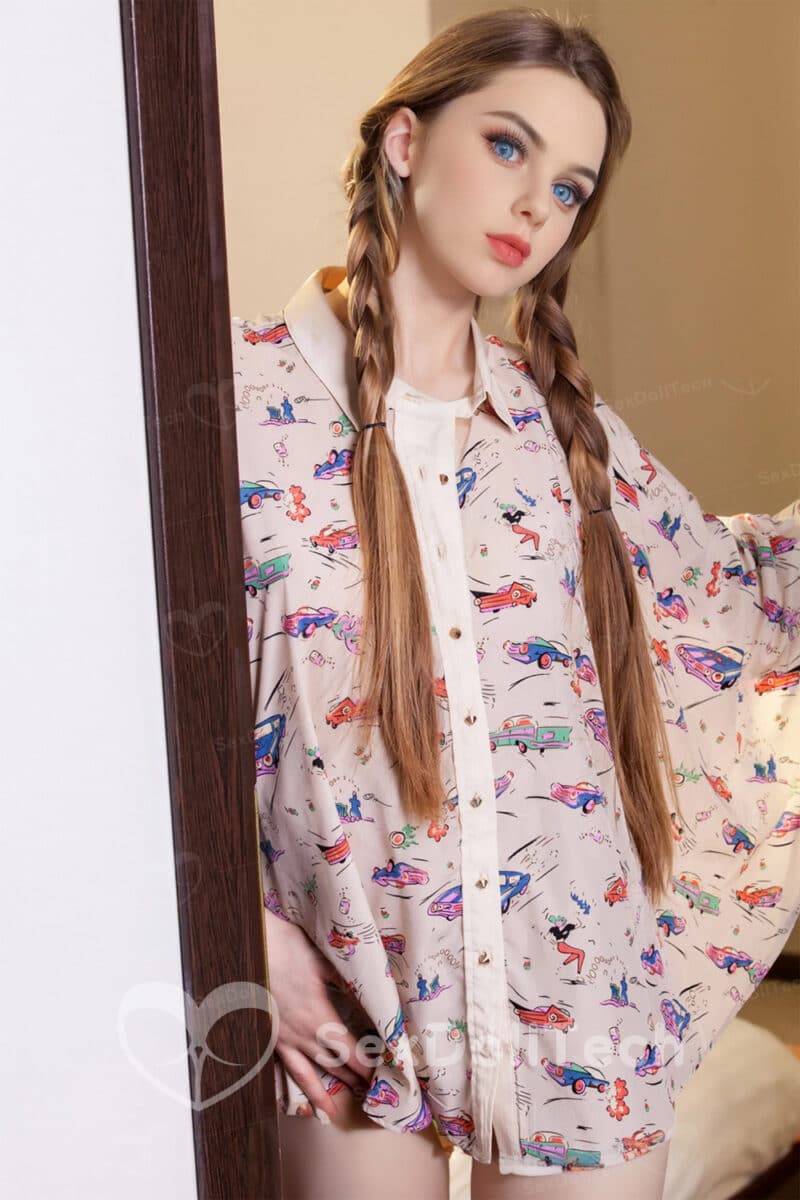 US Stock – Jaylei Plus 159cm/5ft21 #263 Full TPE Realistic Small Breasts Adult Sex Love Doll