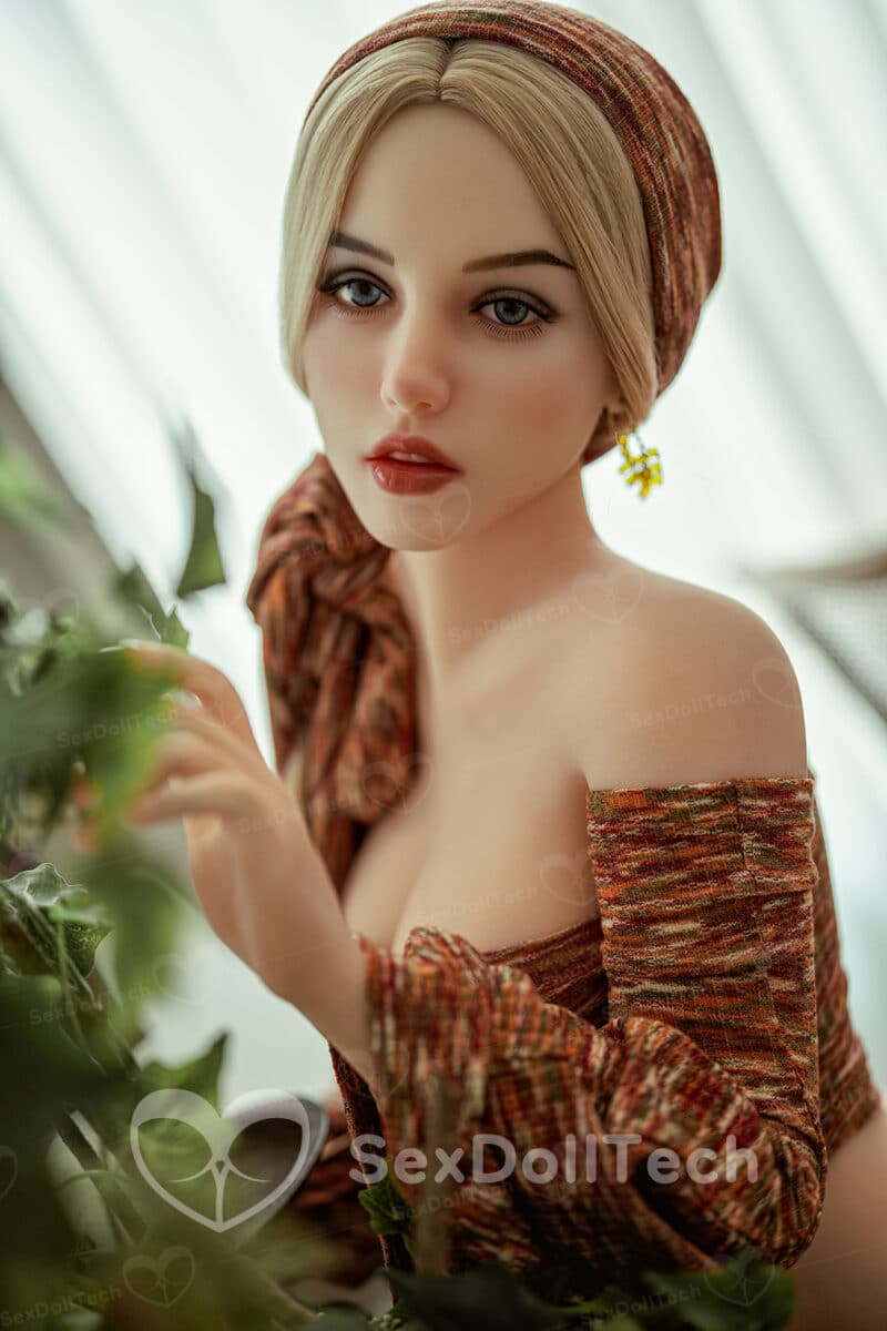 US Stock – Vint 152cm/4ft99 #319 Full TPE Sex Doll Blonde Sexy Girl Adult Natural Skin Sex Doll