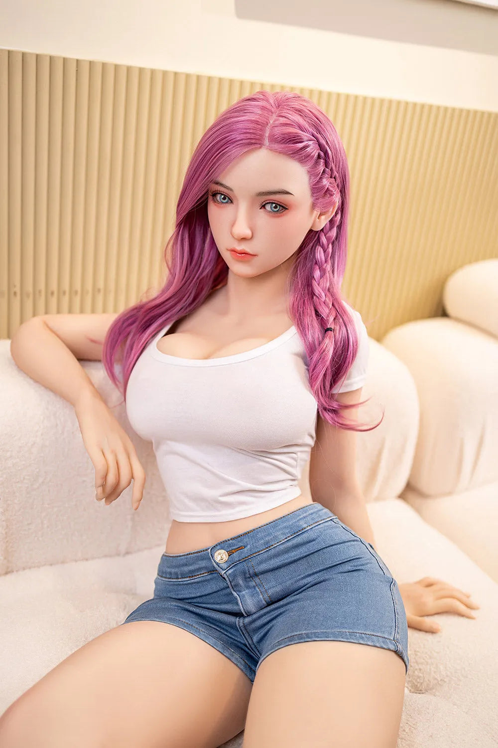 US Stock – Mamie 160cm/5ft25 B-Cup Slender Waist Young Girl Big Boob Love Doll -42%  0 customer reviews