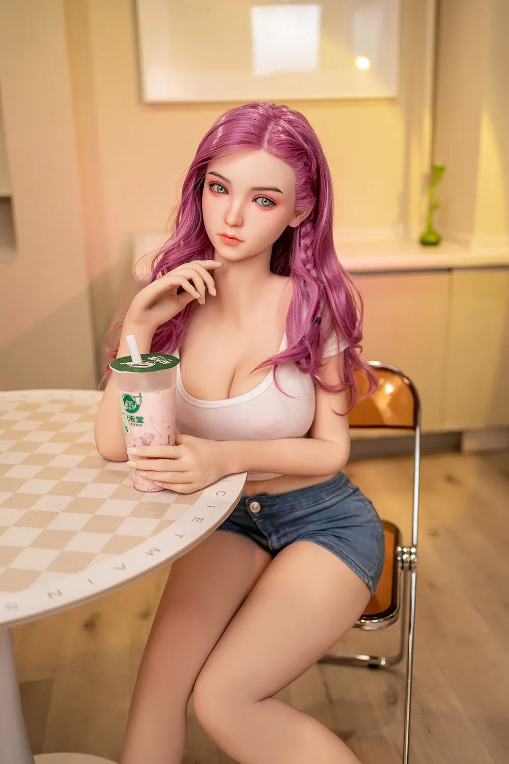 US Stock – Mamie 160cm/5ft25 B-Cup Slender Waist Young Girl Big Boob Love Doll -42%  0 customer reviews